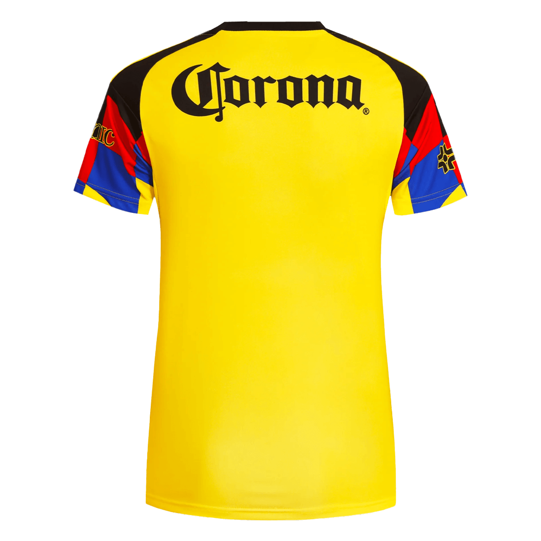Kits de fútbol Camiseta de fútbol local del Club América para mujer 2025/26 Amarillo