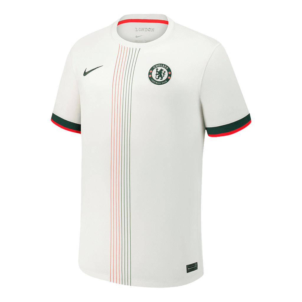 Maillot de football PALMER #10 Chelsea Extérieur 2025/26 Blanc - UCL