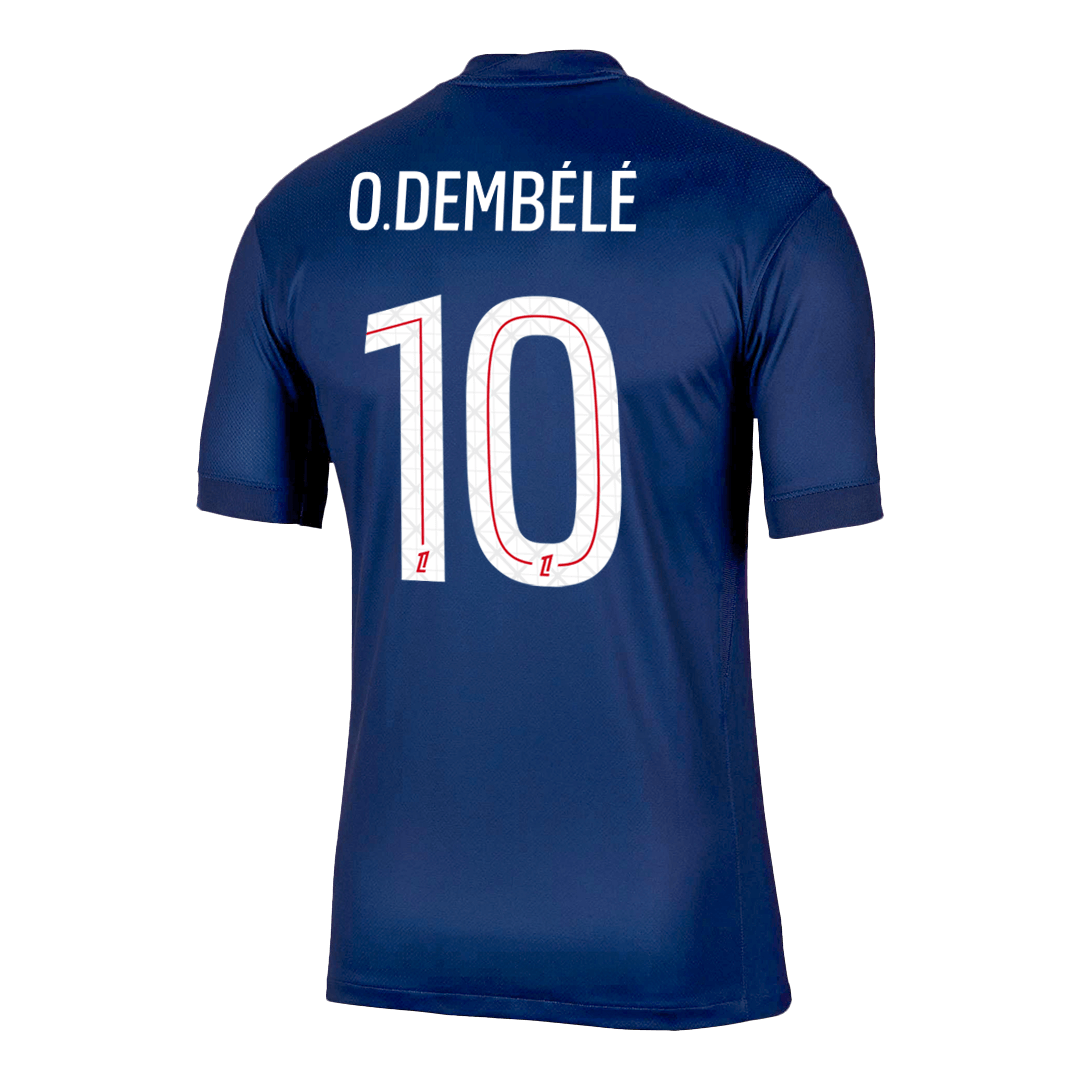 Kits de football O.DEMBÉLÉ #10 PSG Domicile Maillot de foot 2025/26 Marine