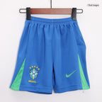 Kits de fútbol para niños: camiseta local de Brasil (camiseta, pantalones cortos y calcetines) para la Copa América 2024