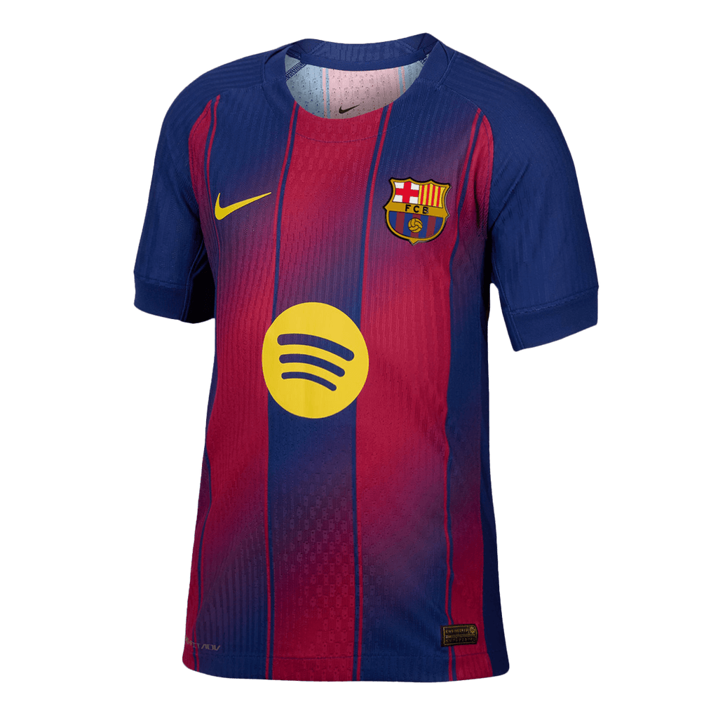 Soccer Kits Authentic CUBARSÍ #2  Barcelona Home Soccer Jersey 2025/26 Red&Blue