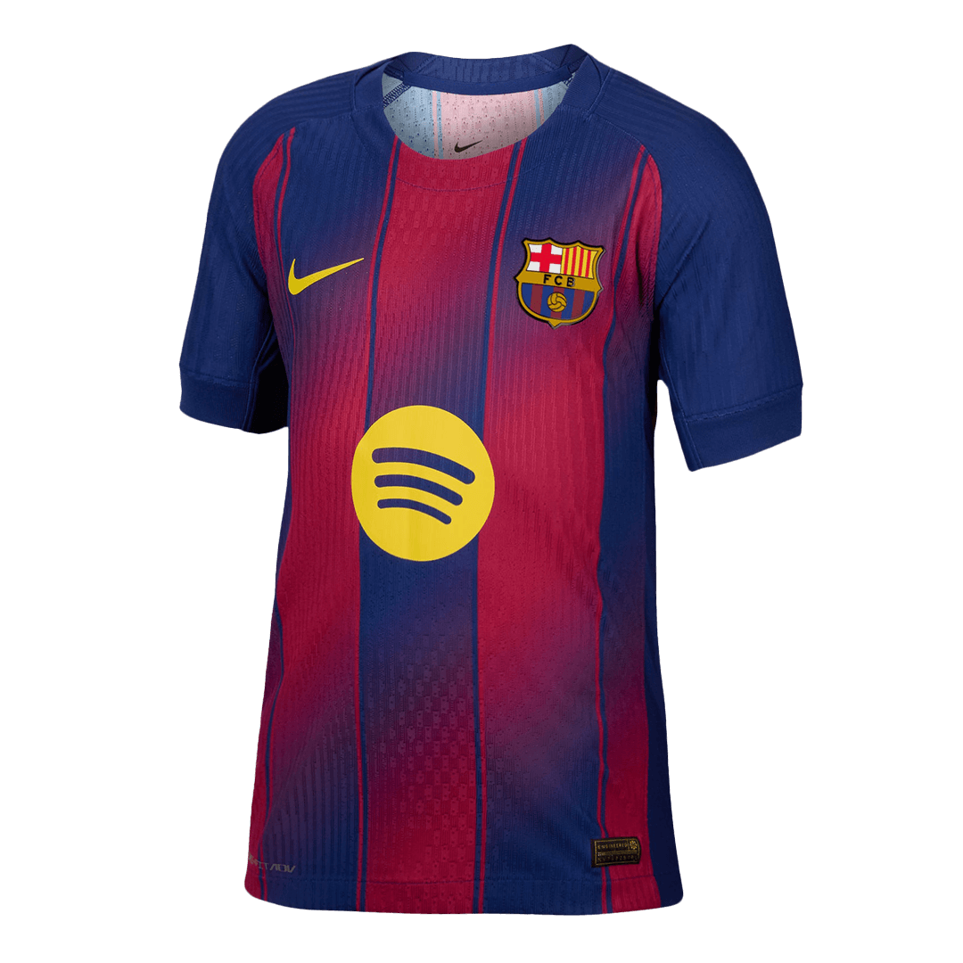 Soccer Kits Authentic PEDRI #8 Barcelona Home Soccer Jersey 2025/26 Red&Blue - UCL
