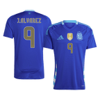 Maillot de football extérieur Argentine J.ALVAREZ #9 2024