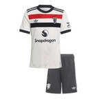 Camiseta de fútbol infantil de visitante del Manchester United (camiseta y pantalón corto) 2024/25