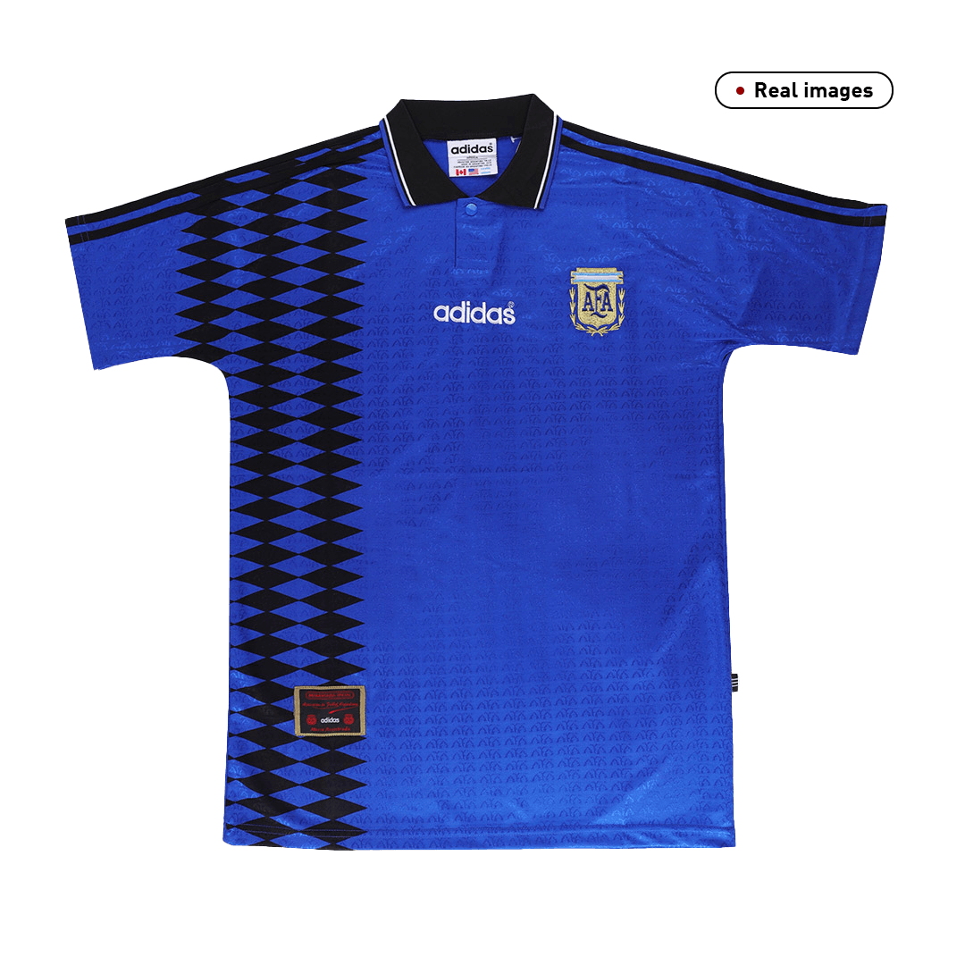 Camiseta de fútbol retro #10 de Argentina (camiseta y pantalones cortos) 1994