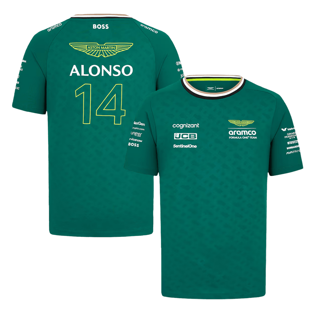Maillot de football Fernando Alonso #14 Aston Martin Cognizant F1 2024 