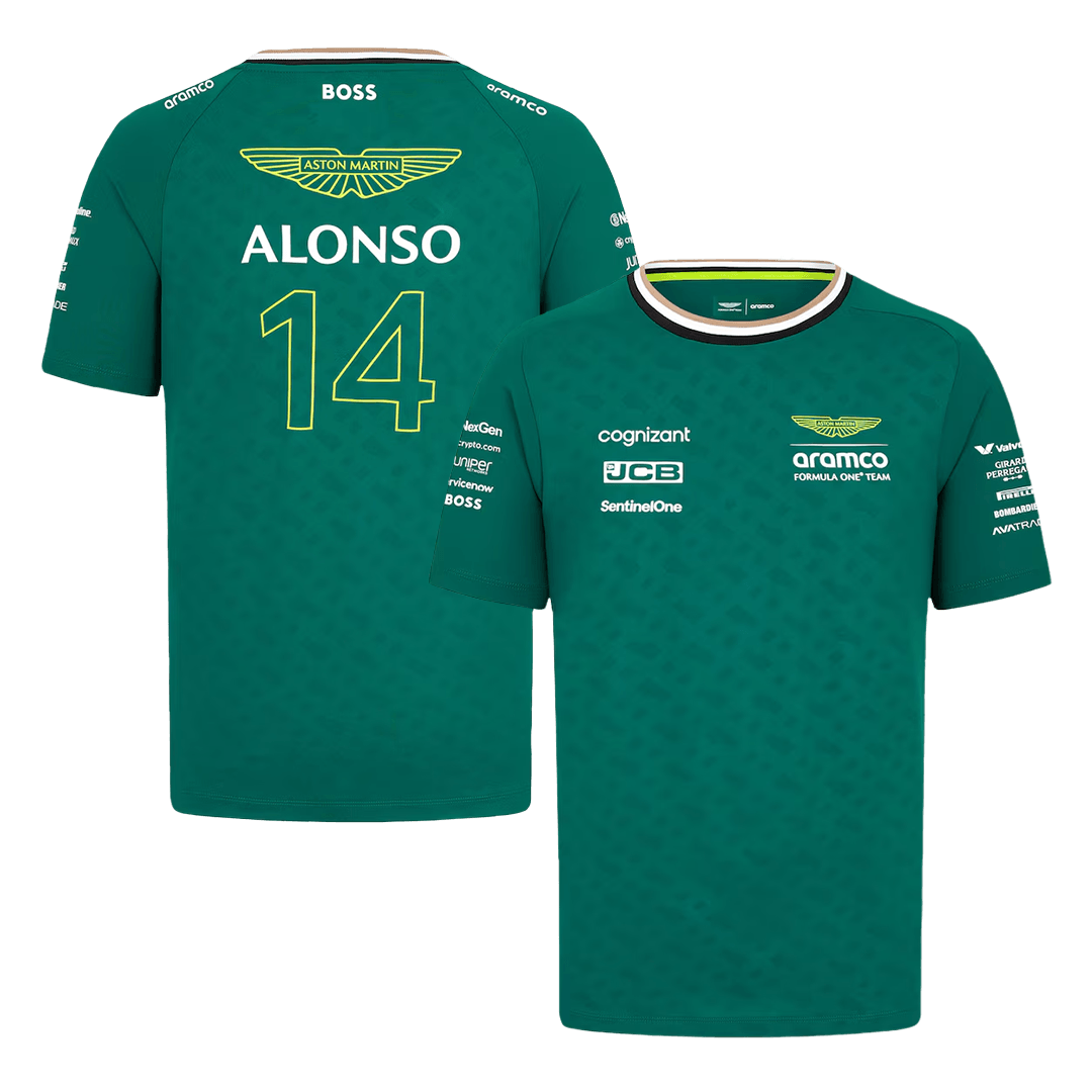 Maillot de football Fernando Alonso #14 Aston Martin Cognizant F1 2024 