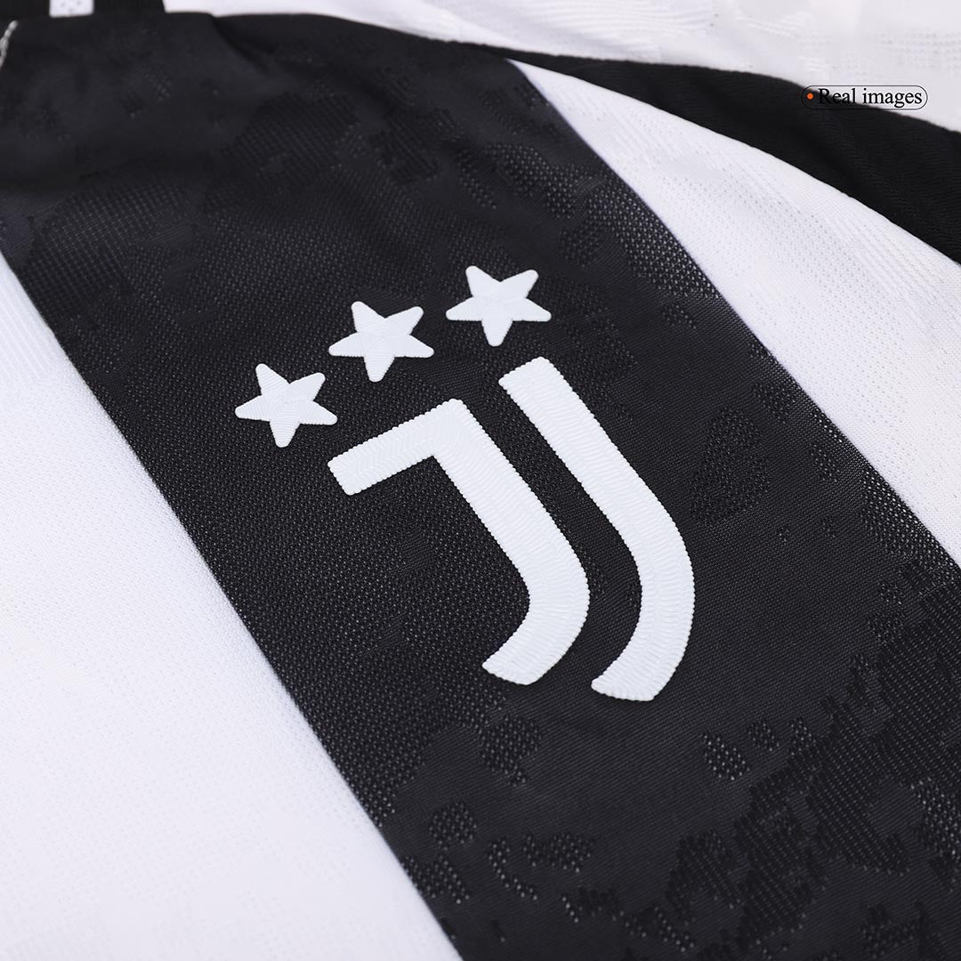 Soccer Kits Authentic YILDIZ #10 Juventus Home Soccer Jersey 2024/25 - Save The Children Sponsor