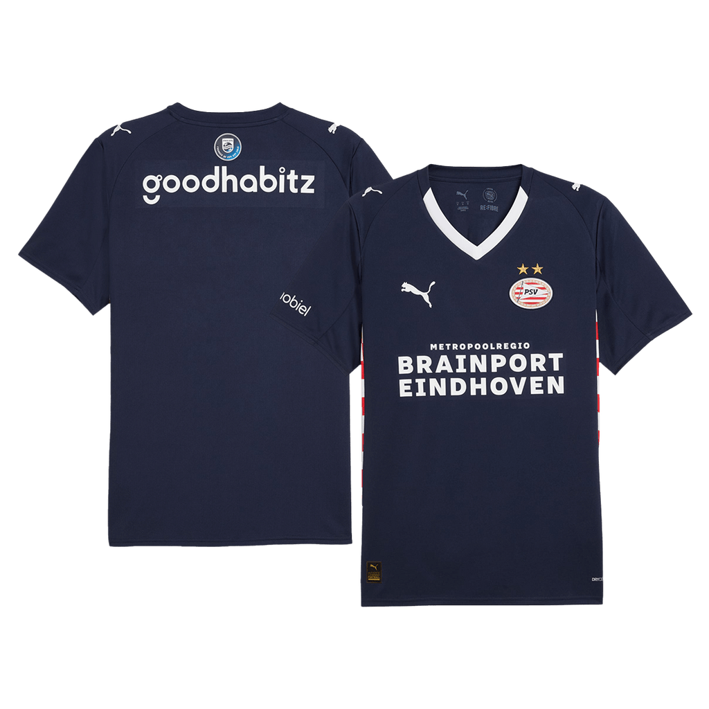 Maillot de football extérieur PSV Eindhoven 25/26 bleu marine