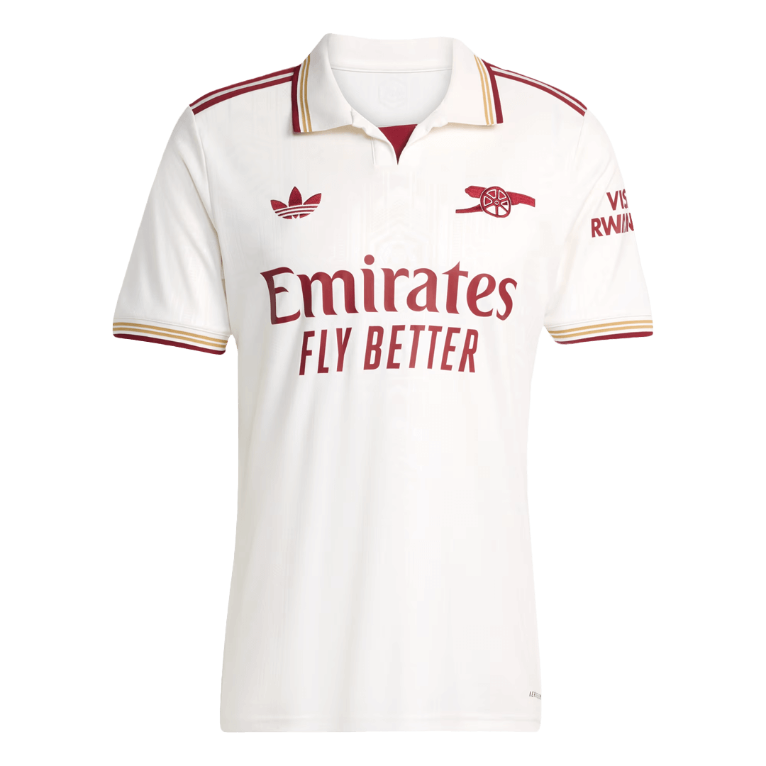 Soccer Kits Arsenal Third Away Soccer Jersey 2025/26 White