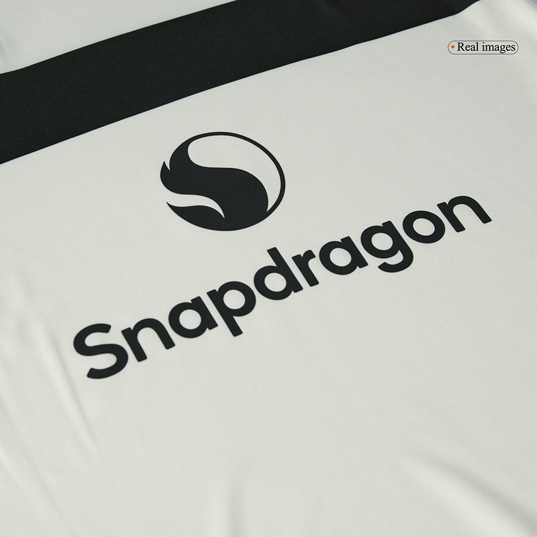 Camiseta de fútbol infantil de visitante del Manchester United (camiseta y pantalón corto) 2024/25