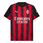 Soccer Kits AC Milan Home Soccer Jersey 2025/26 Red&Black