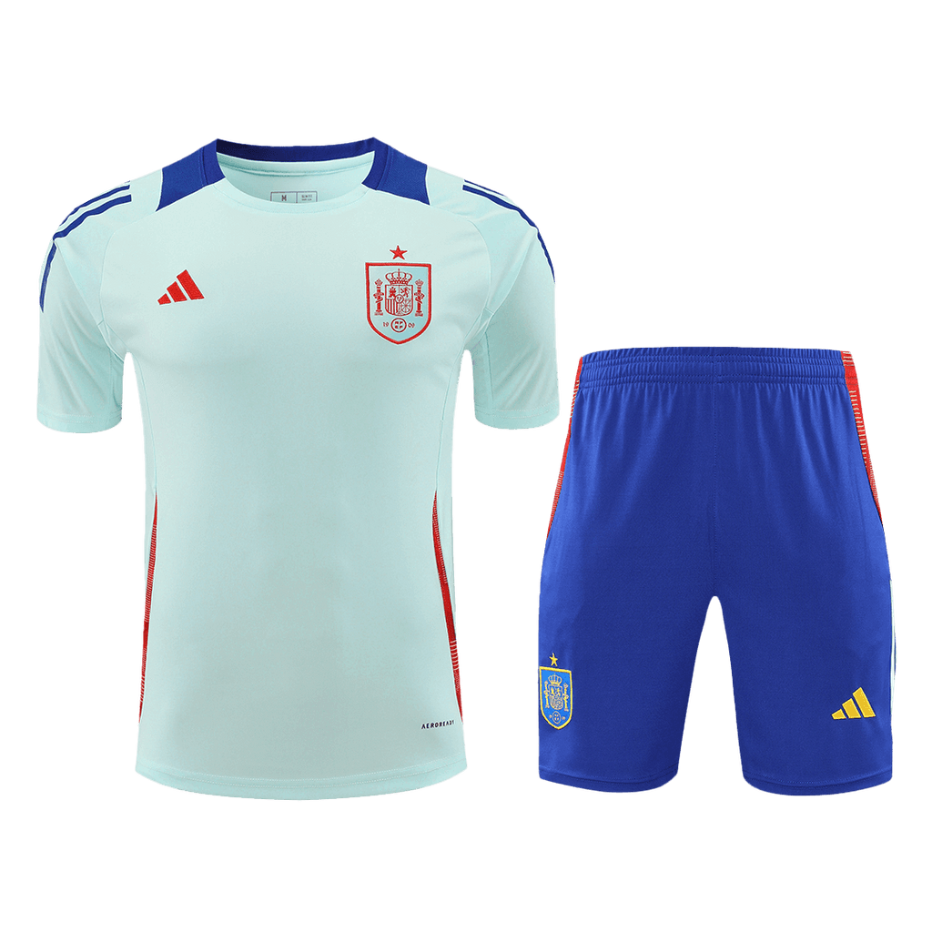 Equipaciones de fútbol: Camiseta de España (camiseta y pantalón corto) para la Eurocopa 2024