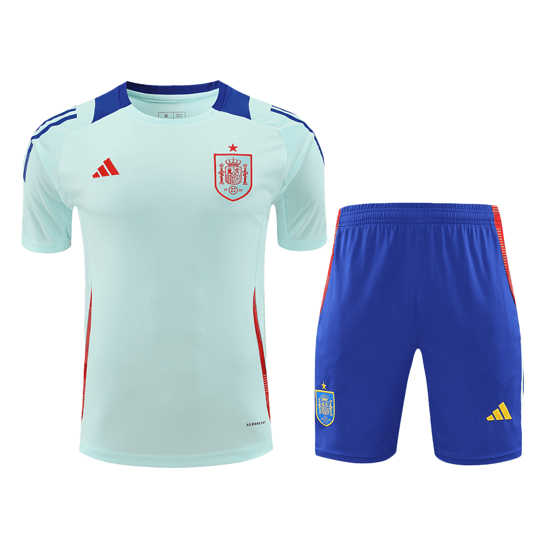 Equipaciones de fútbol: Camiseta de España (camiseta y pantalón corto) para la Eurocopa 2024