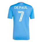 Maillot de football DE PAUL #7 Inter Miami Third extérieur 2025 Bleu