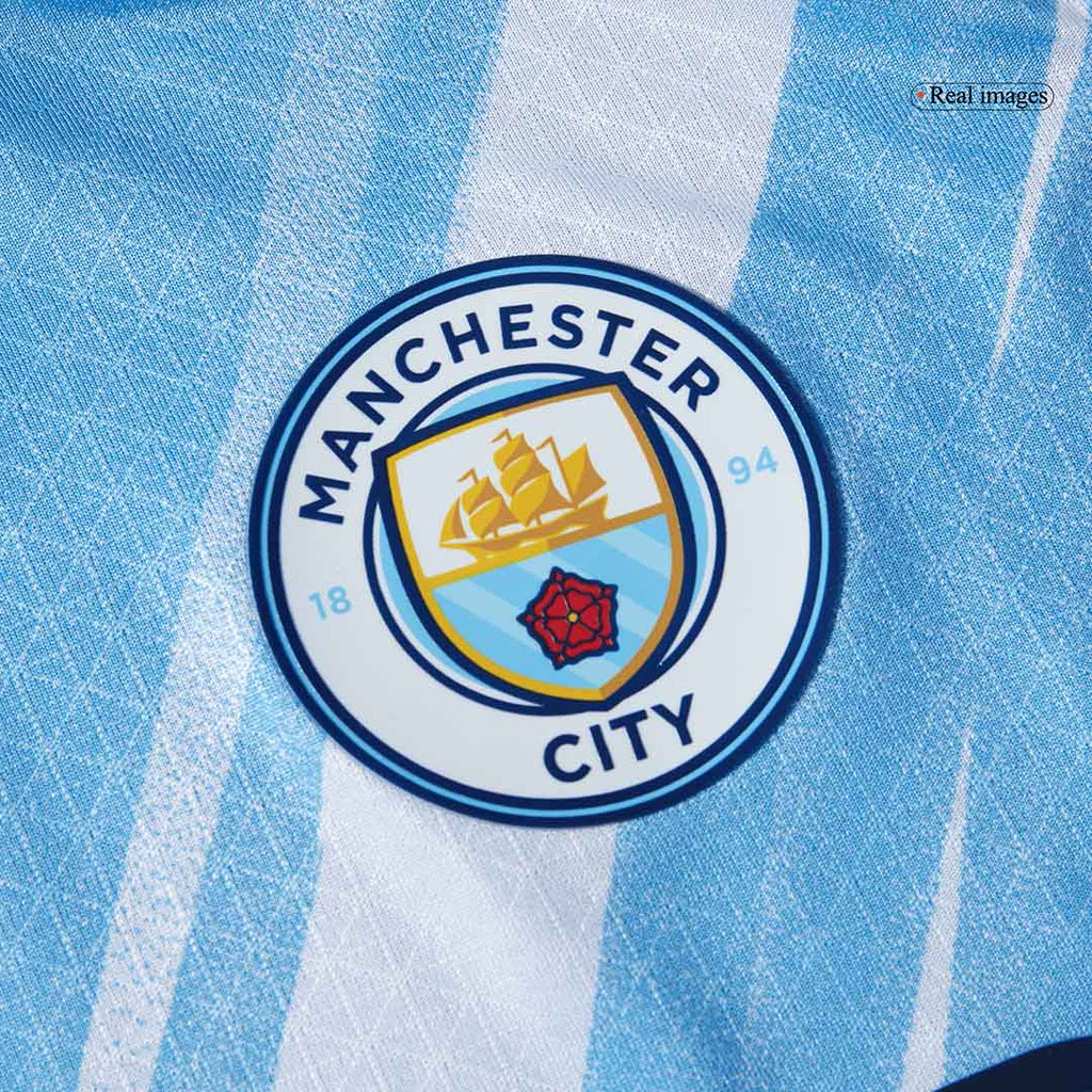 Soccer Kits Authentic RODRIGO #16 Manchester City Home Soccer Jersey 2025/26 Blue - Club World Cup