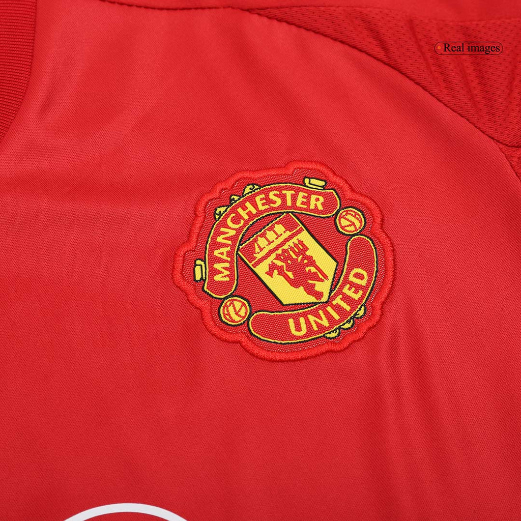 Camiseta de fútbol local del Manchester United para niños (camiseta y pantalón corto) 2024/25