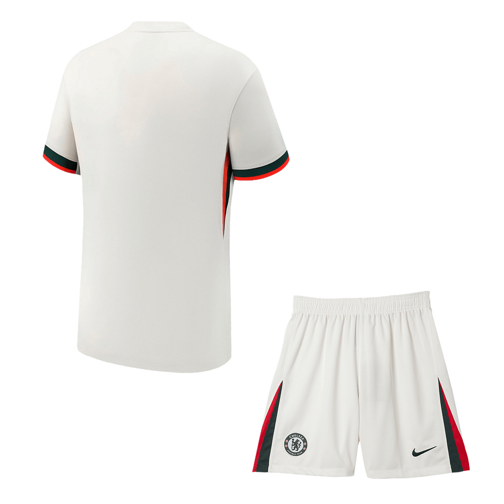 Soccer Kits Chelsea Away Soccer Jersey Kit(Jersey+Shorts) 2025/26 White