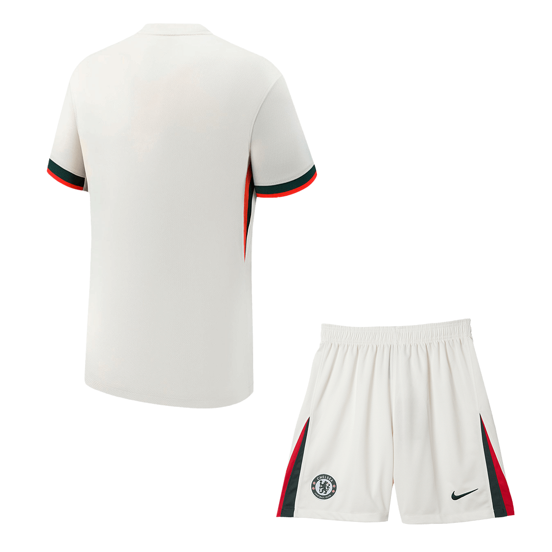 Soccer Kits Chelsea Away Soccer Jersey Kit(Jersey+Shorts) 2025/26 White