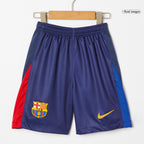Maillot de football domicile Barcelone X Coldplay pour enfant (maillot + short) 2024/25 rouge et bleu