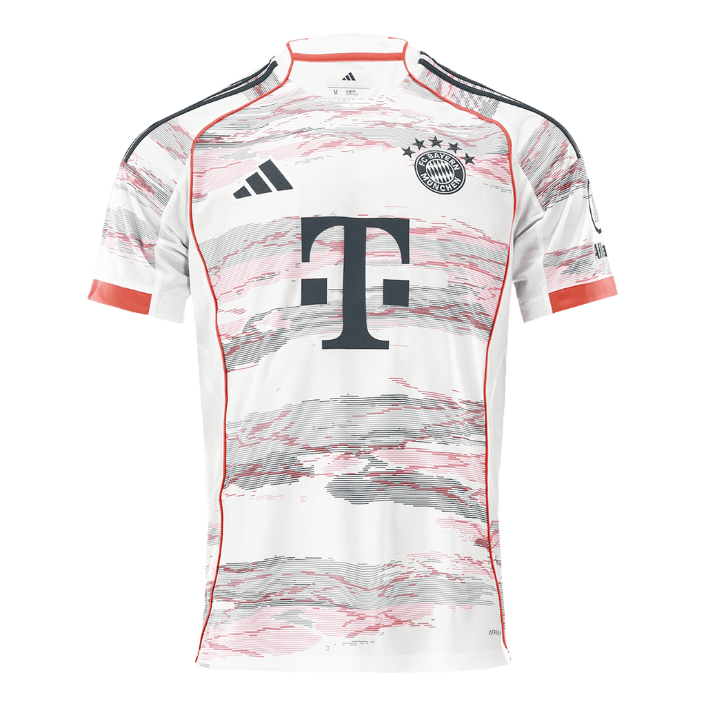 Maillot de football MÜLLER Special #25 Bayern Munich Extérieur 2025/26 Blanc
