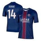 Soccer Kits D.DOUÉ #14 PSG Home Soccer Jersey 2025/26 Navy