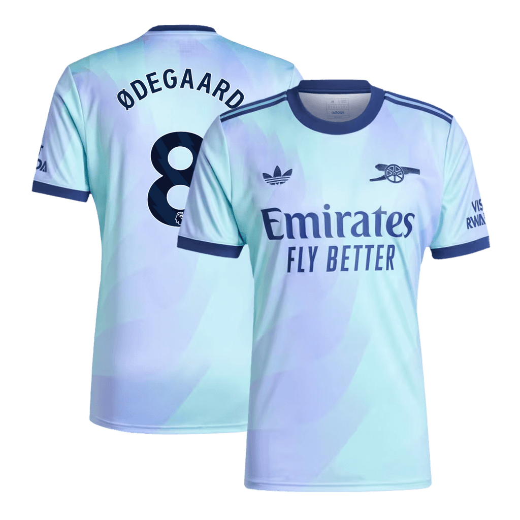 Soccer Kits ØDEGAARD #8 Arsenal Third Away Football Shirt 2024/25