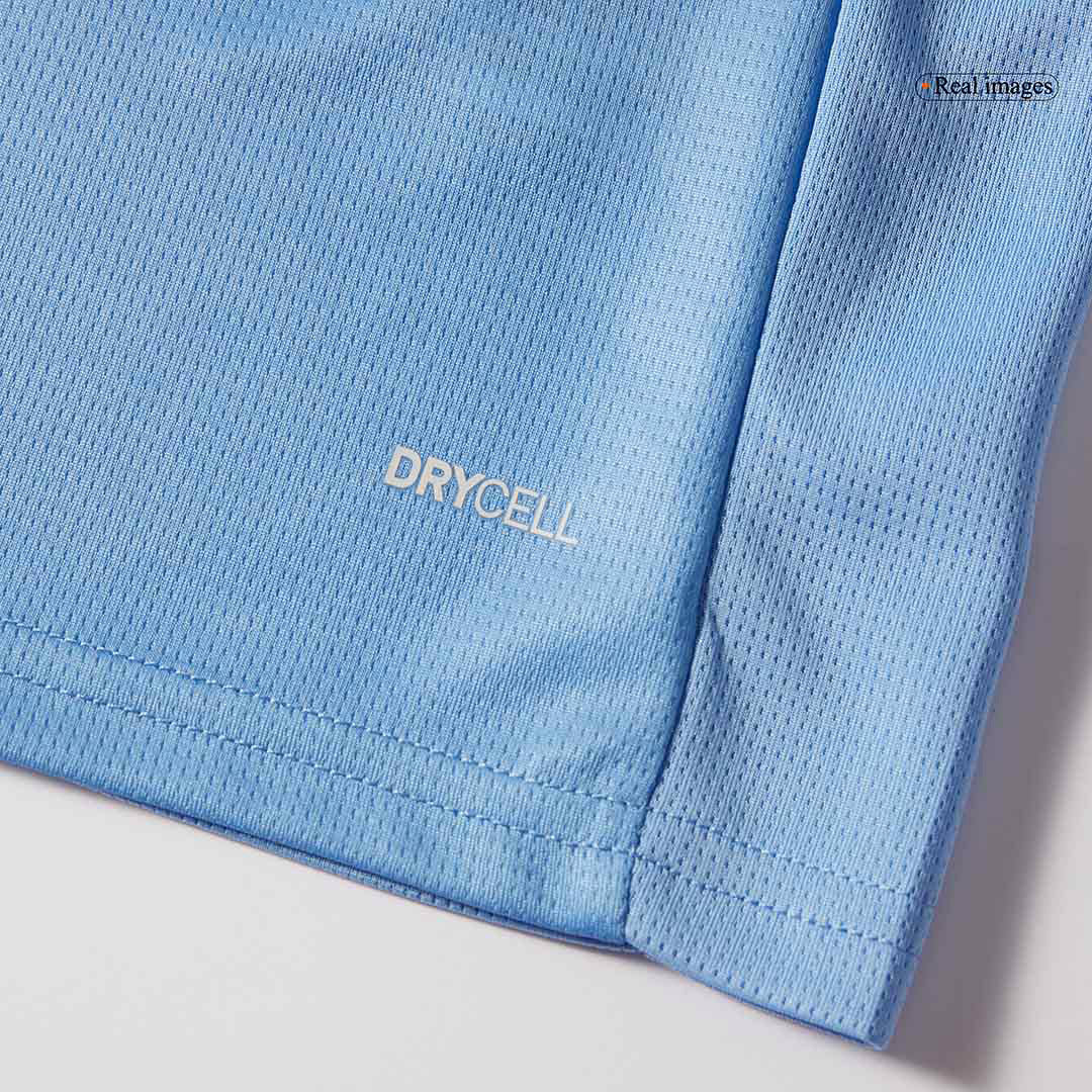 Maillot de football DE BRUYNE #17 Manchester City Domicile 2025/26 Bleu