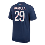 Soccer Kits Authentic  BARCOLA #29 PSG Home Soccer Jersey 2024/25 Navy