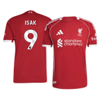 Maillot de football ISAK #9 Authentic Liverpool Domicile 25/26 Rouge