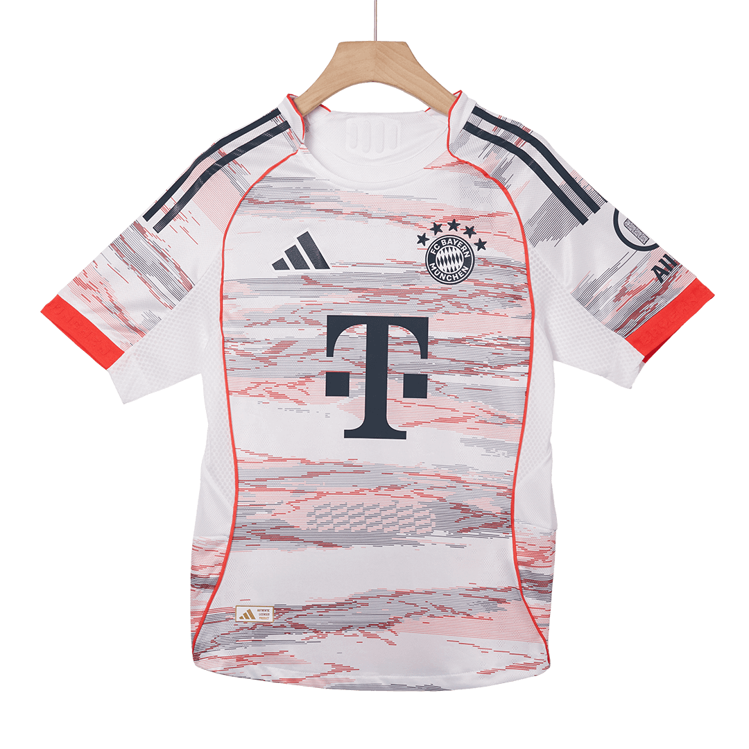 Soccer Kits Authentic MÜLLER Special #25 Bayern Munich Away Soccer Jersey 2025/26 White