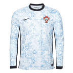 Soccer Kits Authentic Portugal Away Long Sleeve Soccer Jersey Euro 2024
