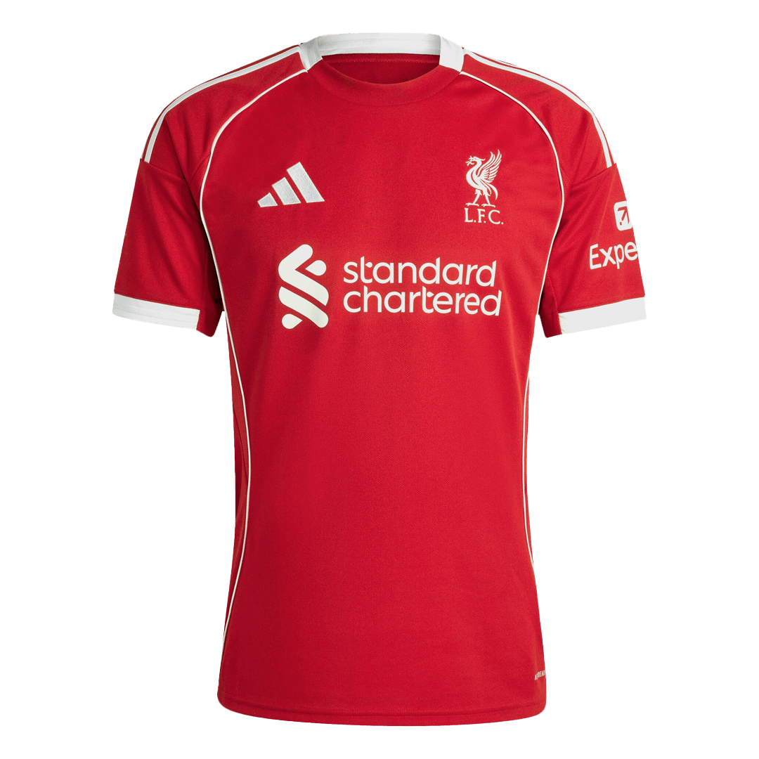Kits de fútbol WIRTZ #7 Liverpool Home Soccer Jersey 2025/26 Rojo