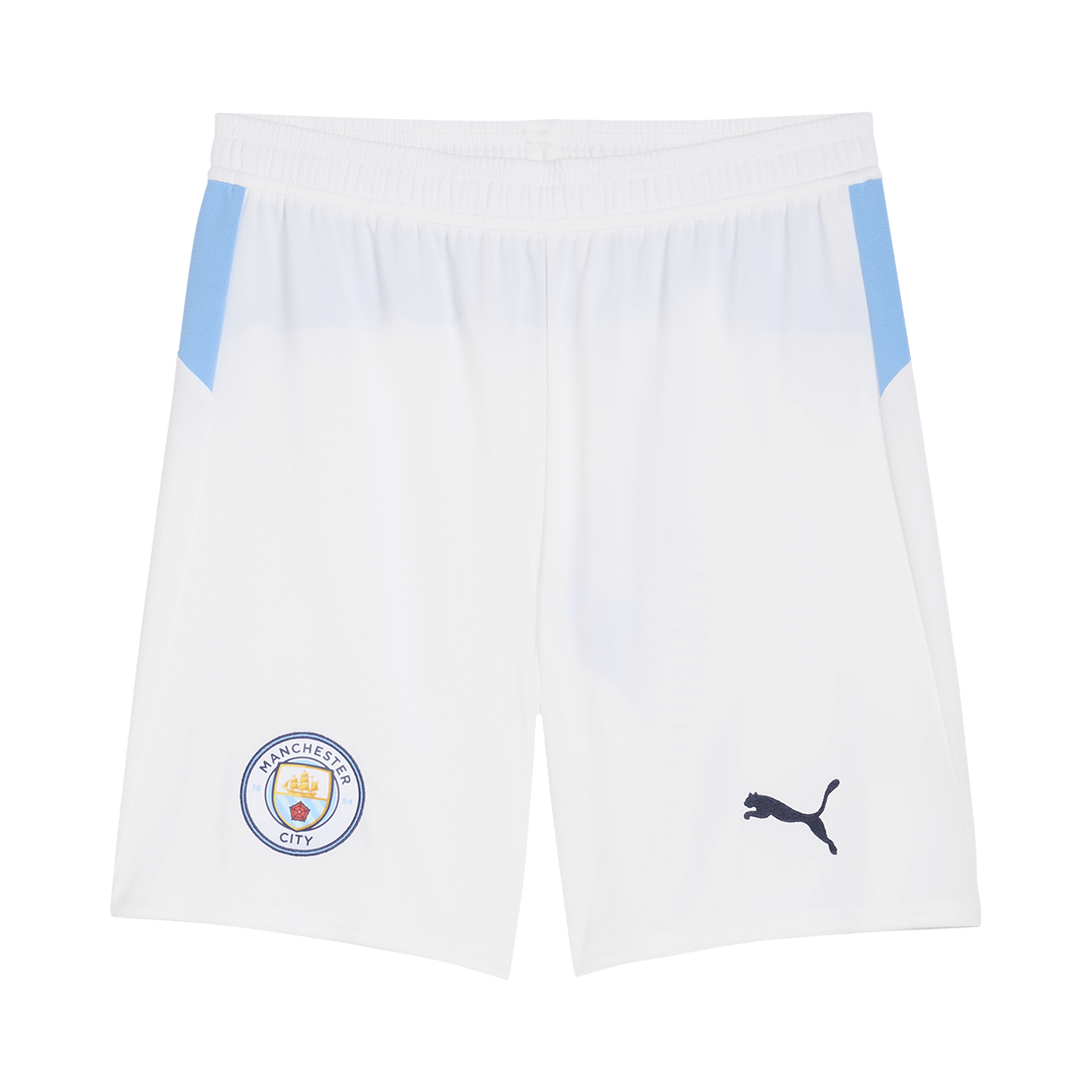Maillots de football Manchester City Domicile Short de football 25/26 Blanc