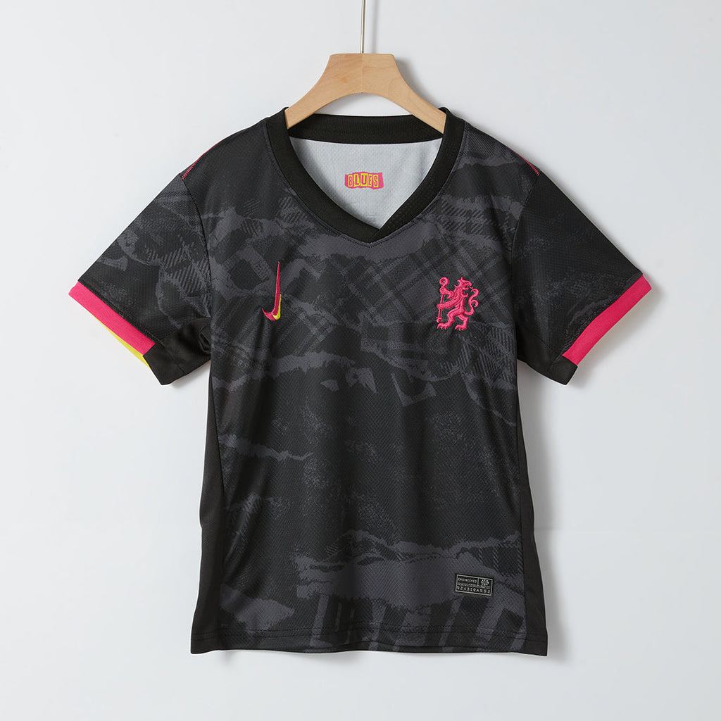 Camiseta de fútbol infantil del Chelsea (camiseta y pantalón corto) 2024/25