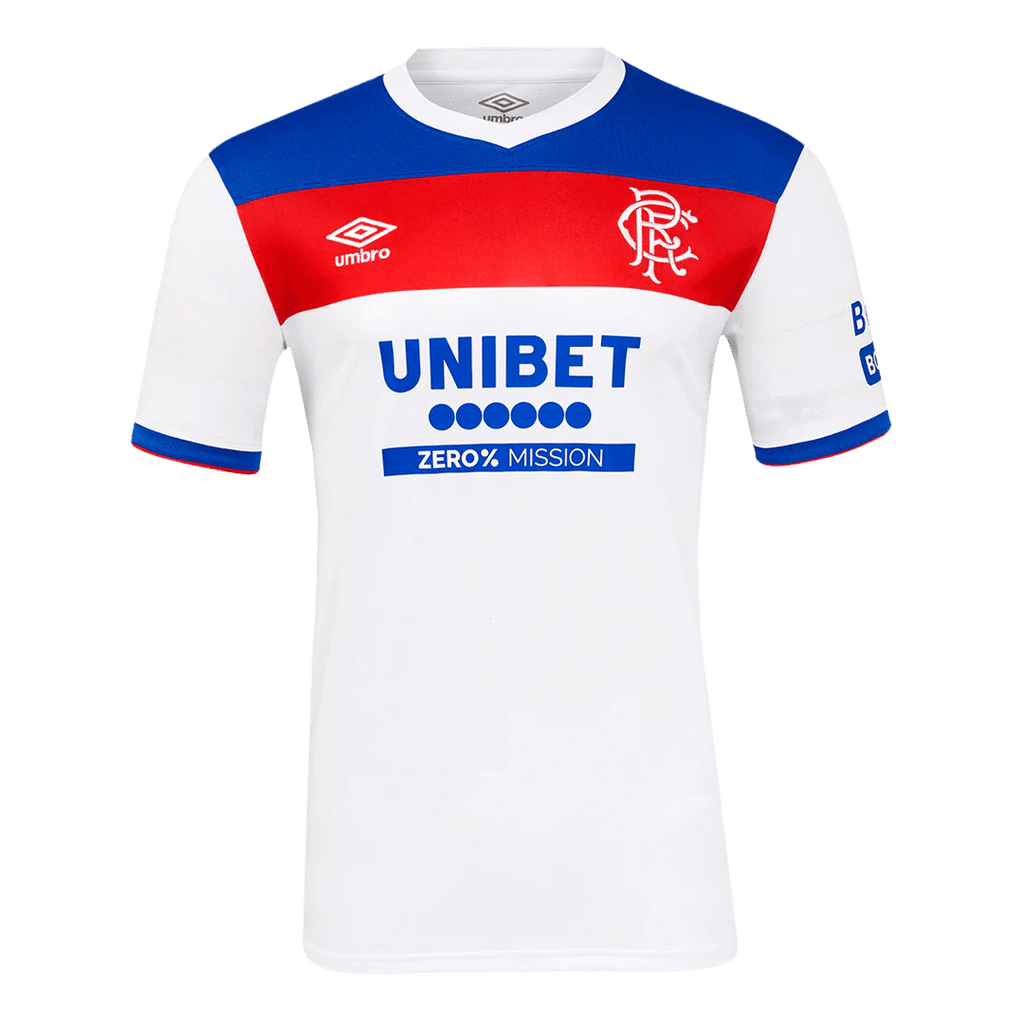 Maillot de football extérieur des Glasgow Rangers 2025/26 blanc