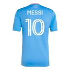 Maillot de football Messi #10 Inter Miami Third extérieur 2025 Bleu