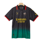 Soccer Kits AC Milan Fourth Away Soccer Jersey Kit(Jersey+Shorts) 2024/25 Green&Black