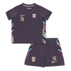 Maillot de football extérieur pour enfant BELLINGHAM #10 Angleterre (maillot + short) Euro 2024