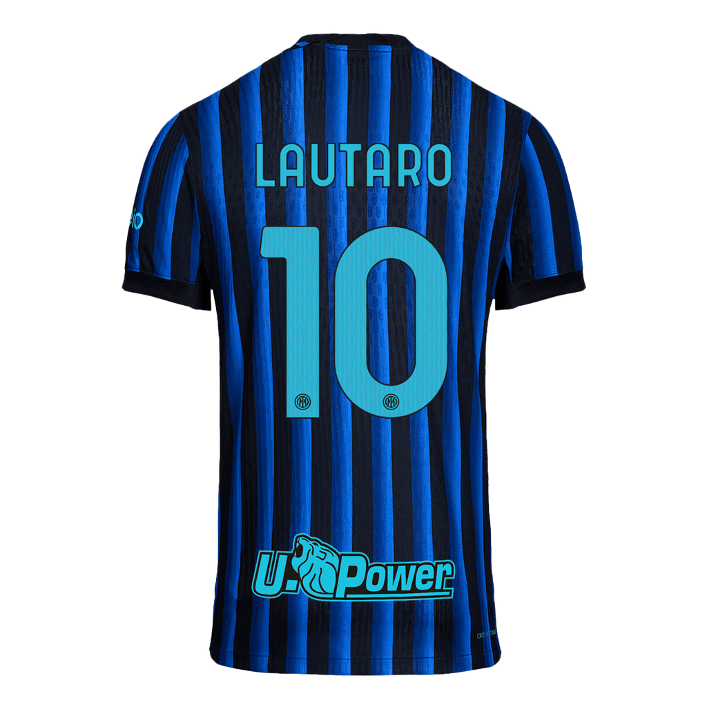 Soccer Kits Authentic LAUTARO #10 Inter Milan Home Soccer Jersey 2025/26 Blue&Black
