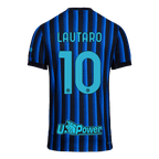 Soccer Kits Authentic LAUTARO #10 Inter Milan Home Soccer Jersey 2025/26 Blue&Black