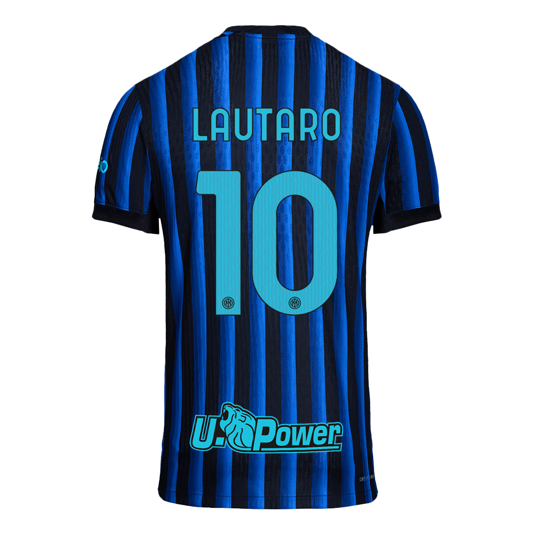 Soccer Kits Authentic LAUTARO #10 Inter Milan Home Soccer Jersey 2025/26 Blue&Black