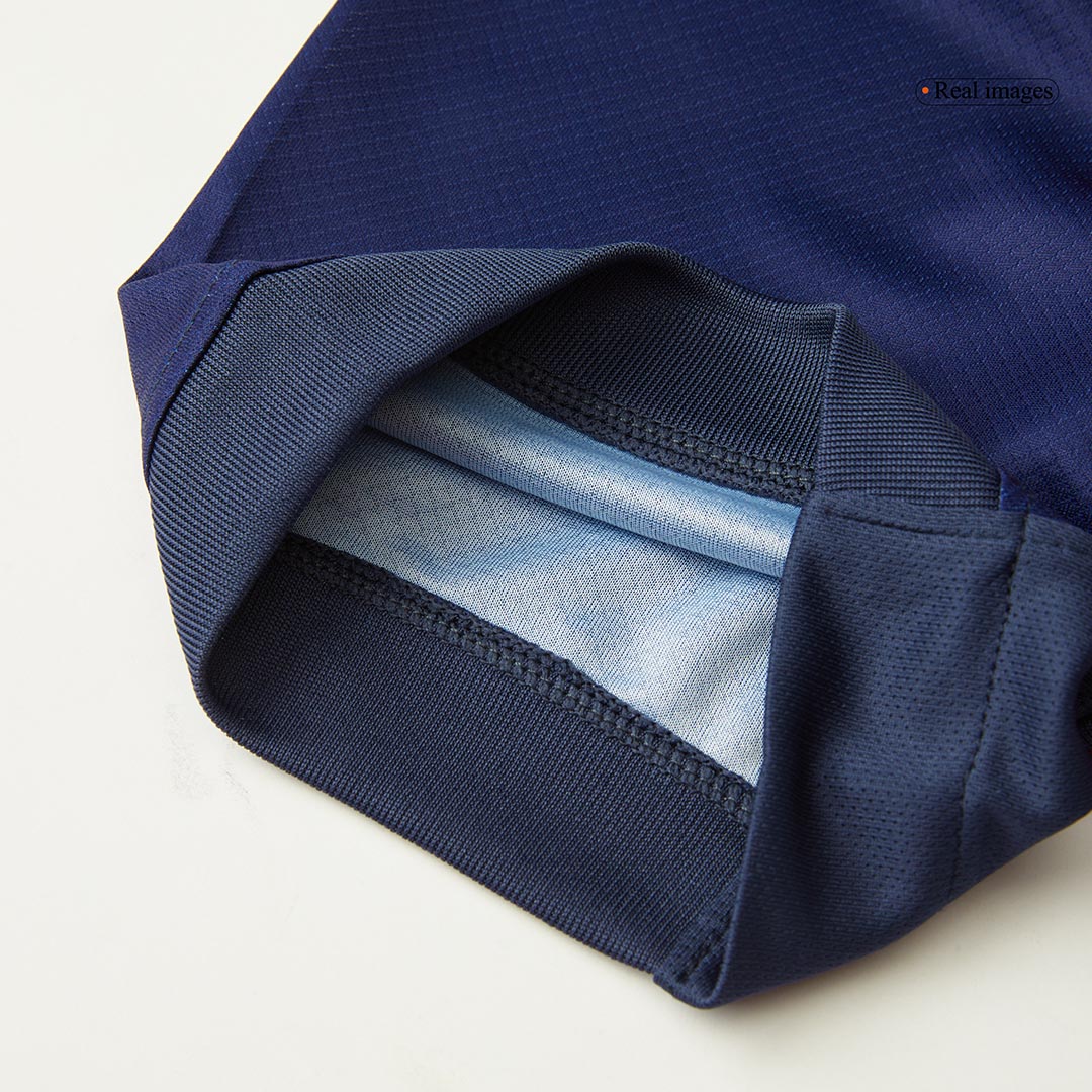 Camiseta de fútbol local RAPHINHA #11 del Barcelona 2024/25, roja y azul - UCL