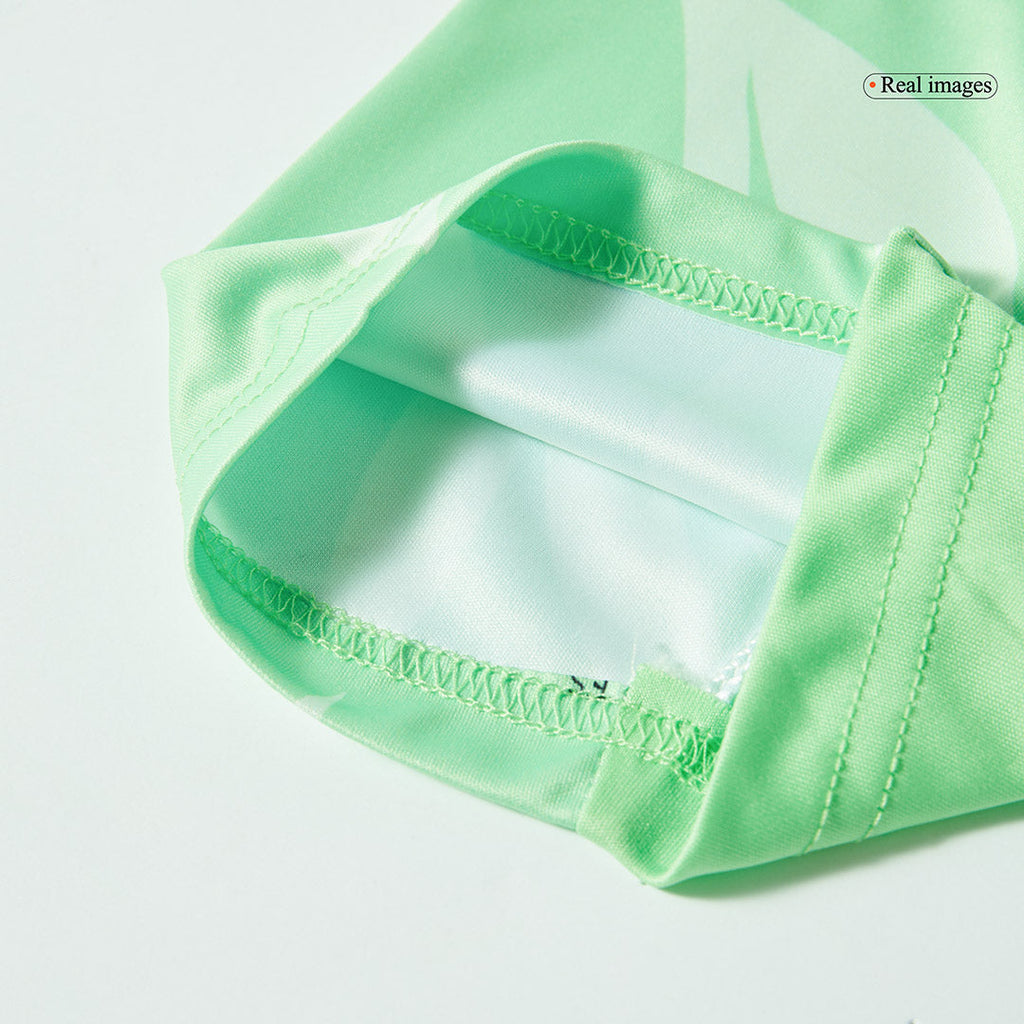 Maillot de football extérieur Italie 2025 vert pour homme - Championnat d'Europe féminin