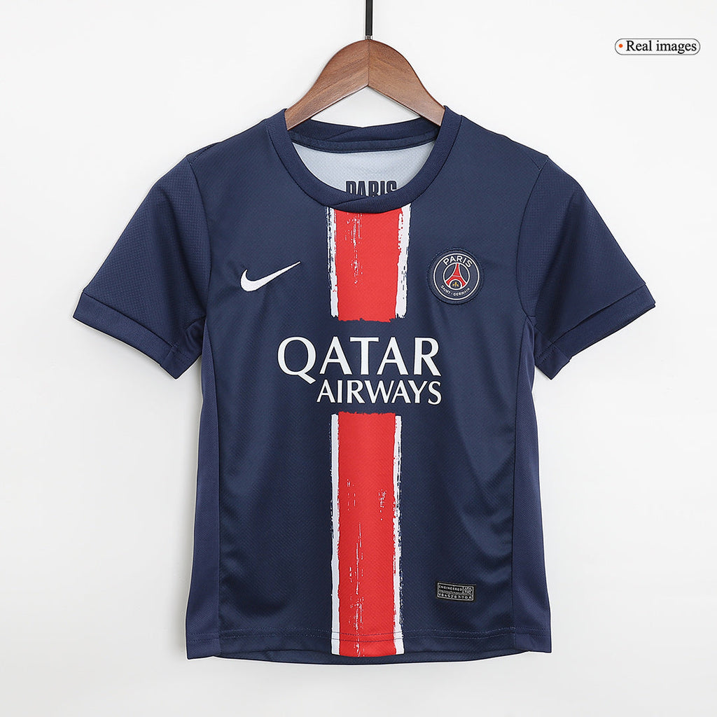 Kit de fútbol para niños: camiseta local del PSG (camiseta, pantalones cortos y calcetines) 2024/25