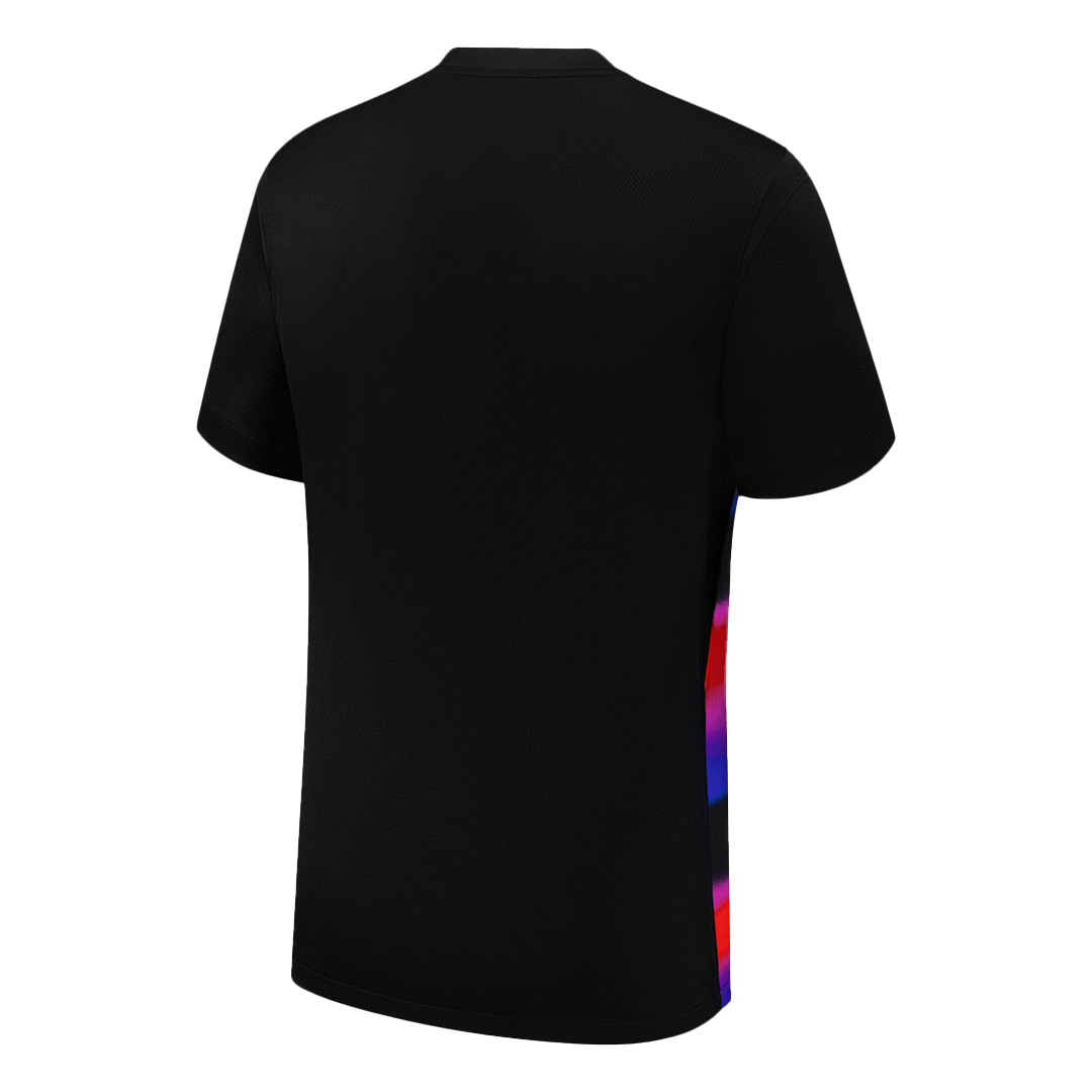 Maillot de football extérieur Angleterre 2025 Noir - Euro féminin