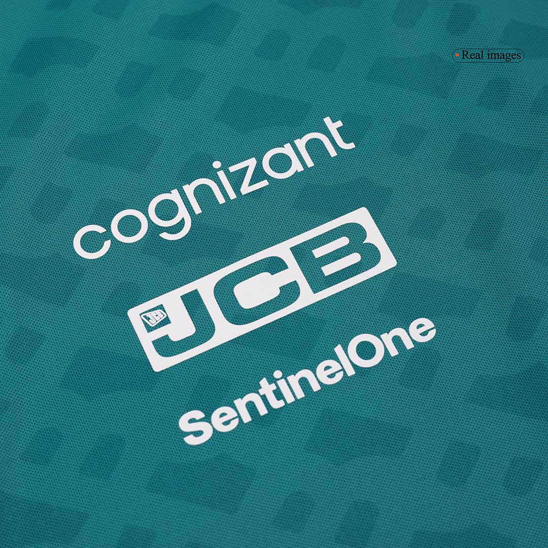 Soccer Kits Aston Martin Aramco Cognizant F1 Racing Team Fernando Alonso Driver T-Shirt 2024