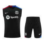 Soccer Kits Barcelona Pre-Match Soccer Jersey Vest Kit(Jersey+Shorts) 2024/25