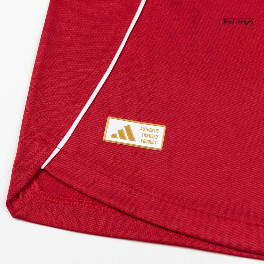 Maillot de football ISAK #9 Authentic Liverpool Domicile 25/26 Rouge