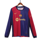 Soccer Kits Barcelona Home Long Sleeve Football Shirt 2024/25